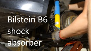 BMW E91 installing rear shock absorber