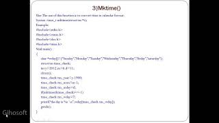 30- mktime() unit 3