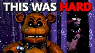 NIGHT 5 OF FNAF WAS INSANELY HARD