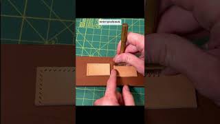 How to Stitch Leather Corners Correctly