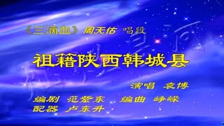 秦腔《三滴血》选段：祖籍陕西韩城县/袁博演唱