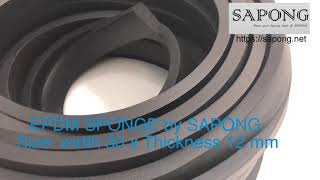 ยางฟองน้ำEPDM 30x12mm By SAPONG