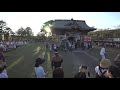 2019年9月25日 水 天神社社殿周回（天神社子供）＠長者・中根十三社祭（千葉県いすみ市）