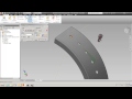 Constraining a Screw to a Curved Surface in Inventor