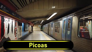 Metro Station Picoas - Lisbon 🇵🇹 - Walkthrough 🚶