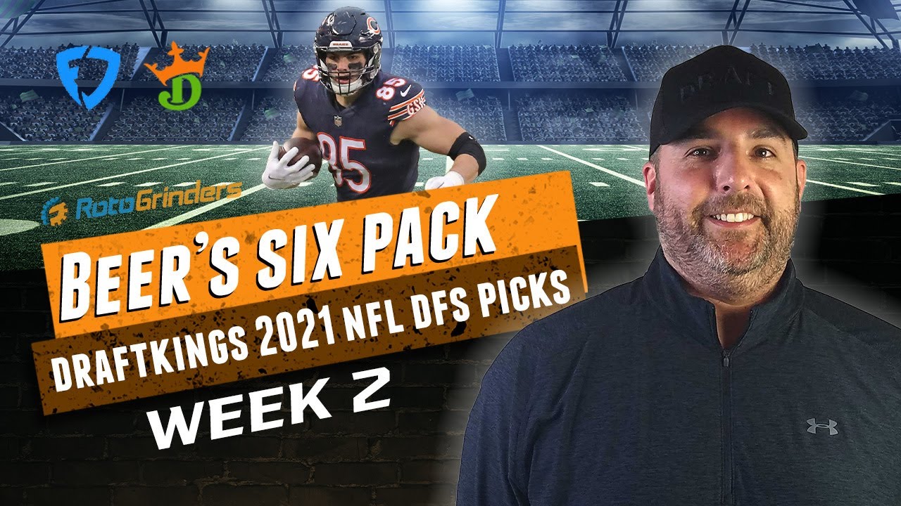 DRAFTKINGS & FANDUEL NFL WEEK 2 DFS PICKS | THE DAILY FANTASY 6 PACK ...