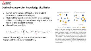 Model Compression Using Optimal Transport