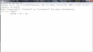 How to write a function that returns a value in Python - example