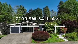 Rummer Mid Century Modern Home in SW Portland ~ Video of 7290 SW 84th Ave