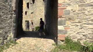 Historic Churches and Rheinfels Castle in St  Goar on the Rhine