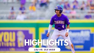 LSU Baseball Wins 4-2 in Game 2 of SEC Series  | Highlights