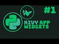 Python Kivy UI tutorial part 1. App, Button, Label, Widgets | Python