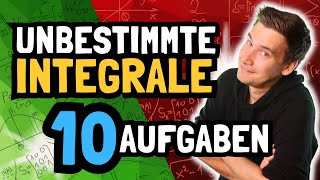 Berechne diese 10 UNBESTIMMTEN INTEGRALE | HOW TO MATHE ABI 2024 (Integralrechnung)