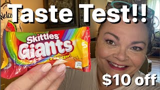 Taste Test! Skittles Giants + $10 off