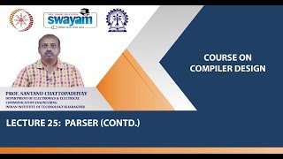 Lecture 25: Parser (Contd.)