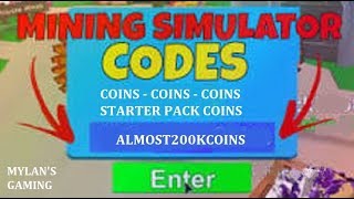 New Roblox Mining Simulator Money Codes Free Coins More