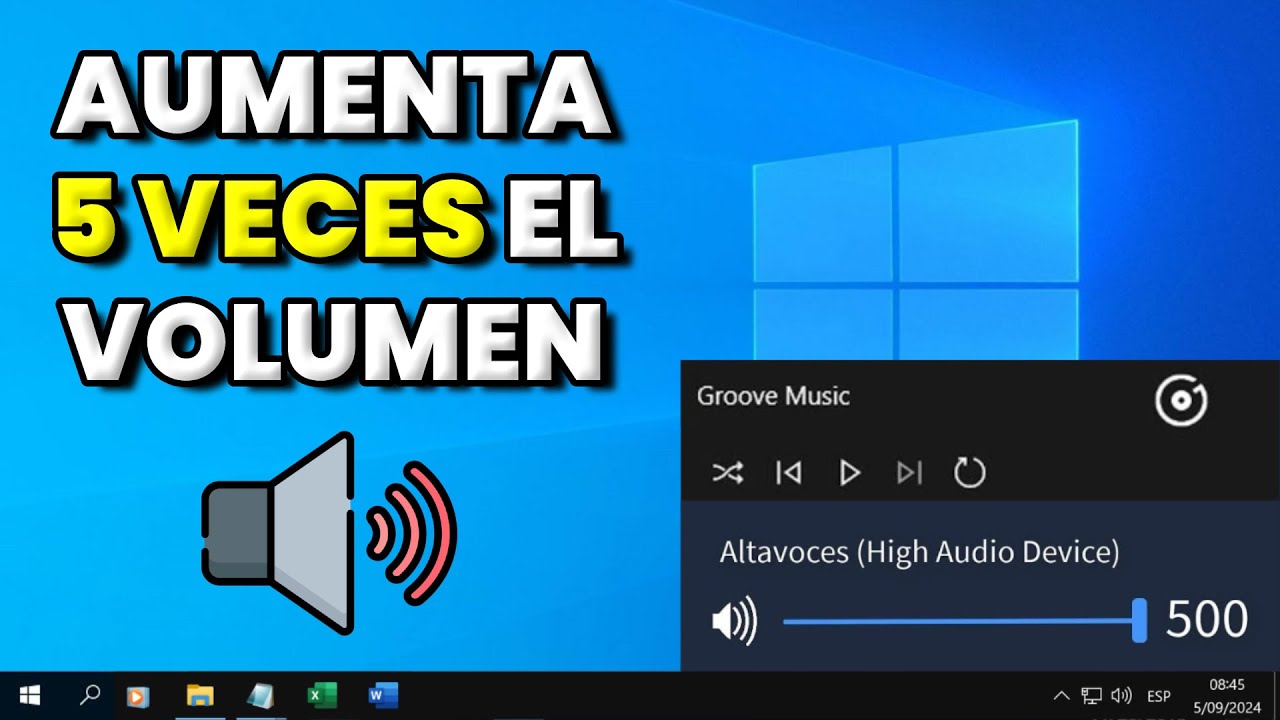 Como AUMENTAR El VOLUMEN De Mi PC - YouTube