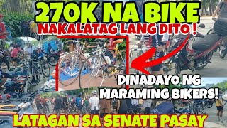 Mamahaling Bike Nakalatag lang at Dinadayo ng mga Malalayo Dinagsa ng mga Bikers | Latagan sa senate