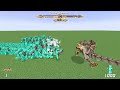 ancient remnant vs 1000 vindicator minecraft