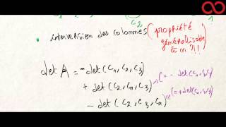 Méthodologie de calcul de déterminant d'ordre n