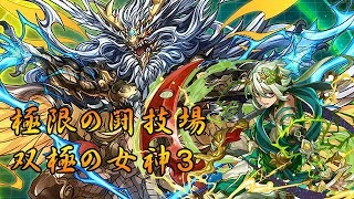 パズドラ【極限の闘技場　双極の女神3（全能龍）】覚醒クロノス【ソロ】