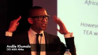 Andile Khumalo at G20 Young Entrepreneurs Alliance Summit 2015