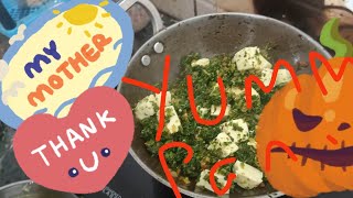 green spinach and paneer combo healthy /#eat #healthy / #eat #fresh #live #long #nutition