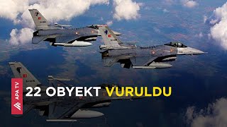 Türkiyə Hərbi Hava Qüvvələri İraqın şimalını bombalayıb - APA TV