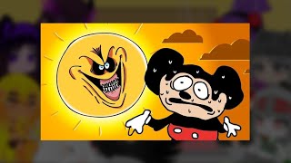 Mob talker girl's react to Mokey's Show - The sun by Sr Pelo (Cupa died)