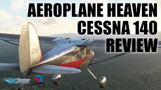 MSFS |Cessna 140 | VFR | Manual Flight | Review | Microsoft Flight Simulator | KFRR KLUA