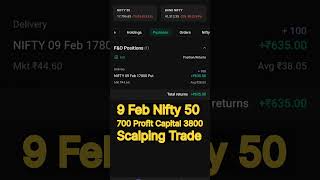 Scalping Trade Profit 700 Nifty 50 #nifty50 #nifty #scalping #optionstrading #shorts #stockmarket