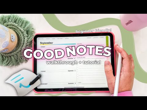 ️ GoodNotes beginner's guide and tutorial + introduction to digital planning on your iPad