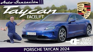 Prueba Porsche Taycan 2024 review  ¿El TAYCAN Base es el MEJOR de todos?