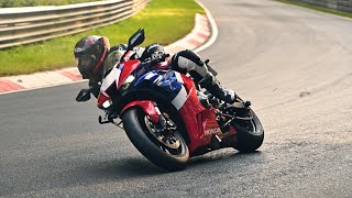 300km/h with my Honda 1000 CBR rr on the Nurburgring 🚀