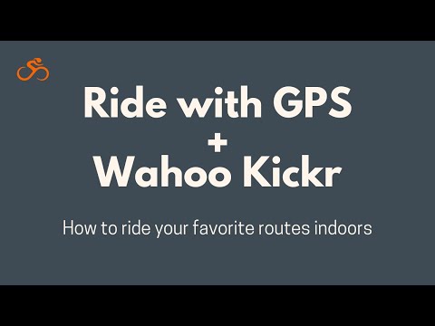 Ride your ride with GPS routes on a Wahoo Kickr