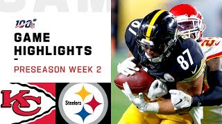 Chiefs vs. Steelers Preseason Week 2 Highlights | NFL 2019