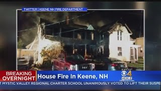 Fire Tears Through House In Keene, NH