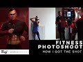 Fitness Photoshoot Behind the Scenes with Studio Lighting and Gels