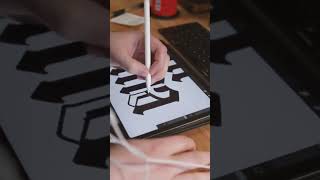 Hand Lettering Logos on the iPad Pro #vlog #handlettering #graphicdesign #art #artist