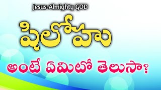 షిలోహు అంటే ఏమిటో తెలుసా?||ఆదికాండము 49:1-11వచనాల వివరణ||