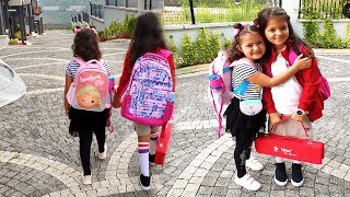 Okul Gününde 2 Çocuk İle 24 Saat  part 2- 24 Hours With 2 Kids on a School