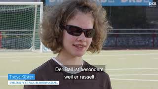 Wie funktioniert eigentlich Blindenfussball?