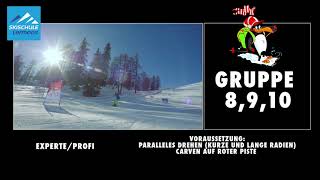 Skischule Lermoos - Einteiligungsvideo Gruppe 8, 9, 10 - Experte/Profi