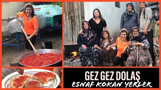 GEZ GEZ DOLAŞ®️ODUN ATEŞİNDE SALÇA YAPTIK| KÖY SALÇASI|MURATOBA’nın EN SEVİLEN İSMİ AYSEL ANNE İLE🍅