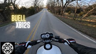 Buell XB12S Lightning Pure Sound POV 4K Evening Ride