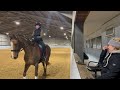 dressage lesson with grand pix rider amy woodhead event season prep lesson vlog