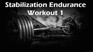 Stabilization Endurance-workout 1