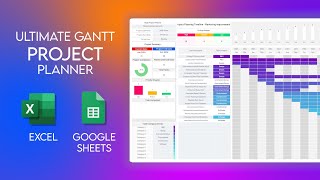 Nexus Template - Gantt Planning Chart (Navigation Tutorial)
