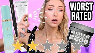 TESTING NEW & LOW-RATED SEPHORA MAKEUP... this ISN'T bad???