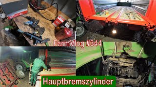 Farmvlog #344: Agrotron 105 HAuptbremszylinder wechseln | weiter am Miststreuer